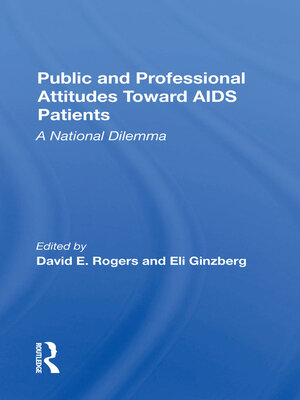 cover image of Public and Professional Attitudes Toward Aids Patients